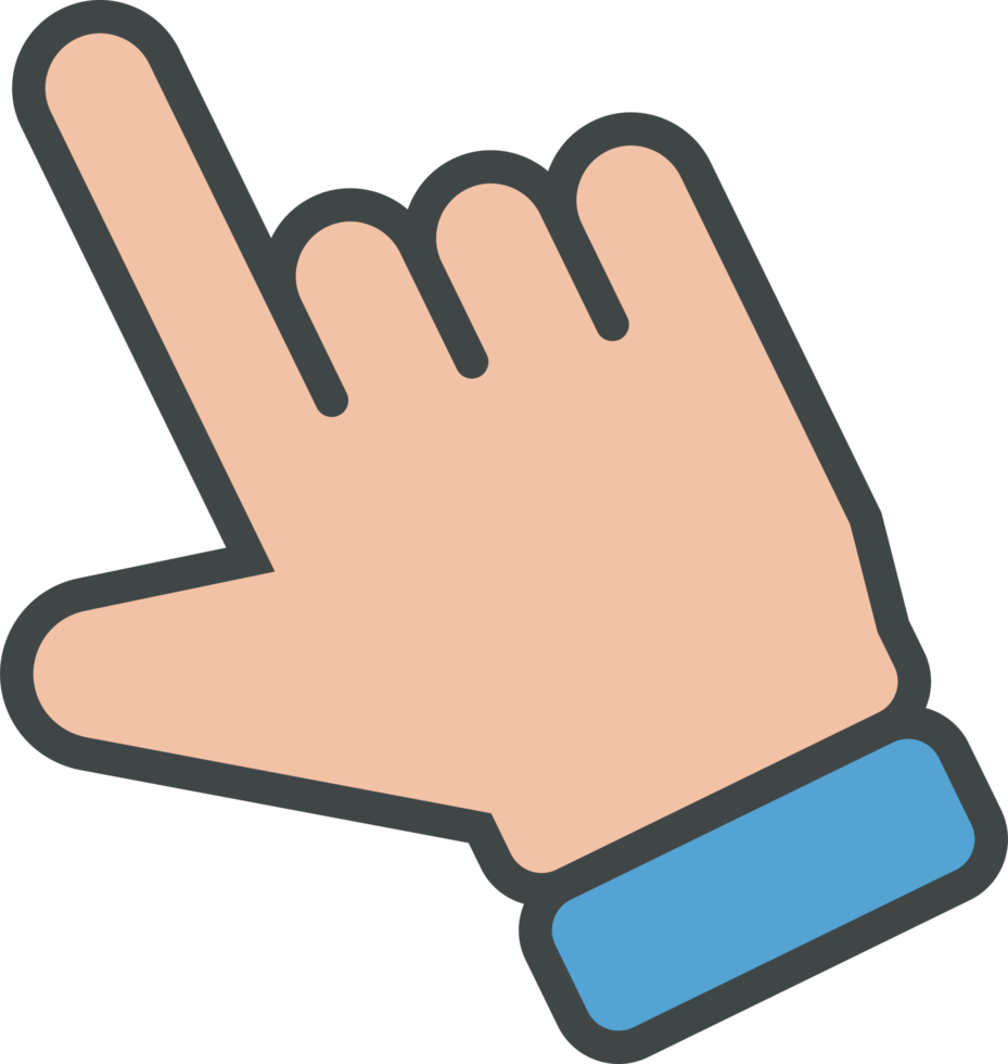 Hand cursor icon clip art png