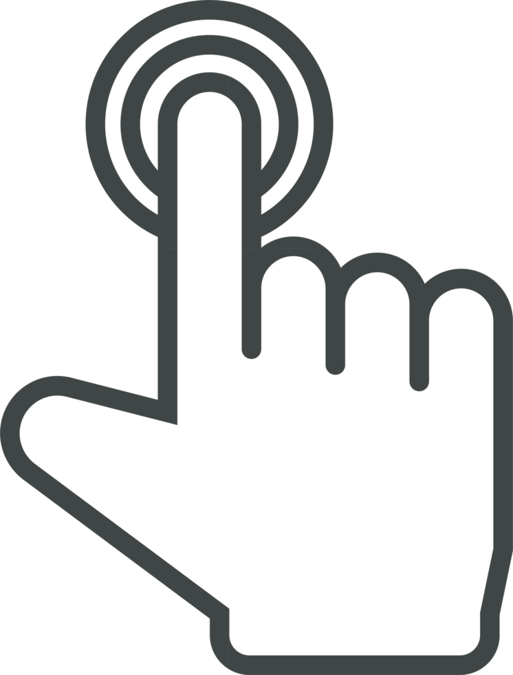 Hand cursor icon clip art png