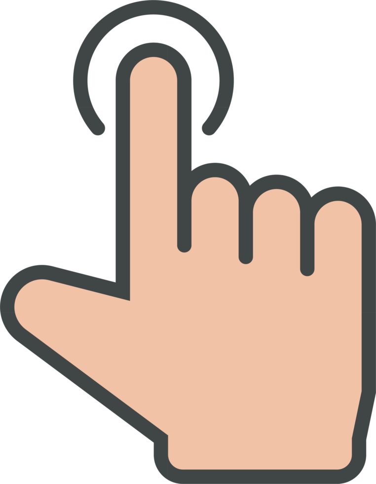 hand- cursor icoon klem kunst png