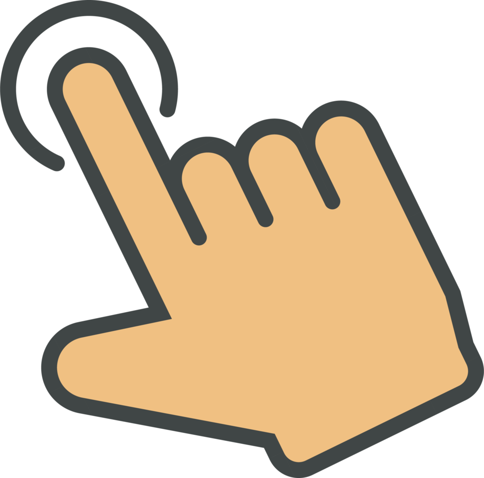 Hand cursor icon clip art png