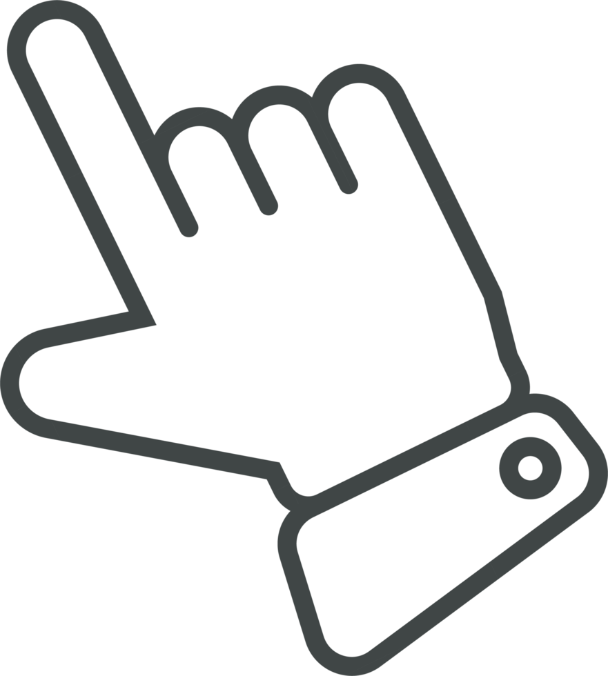 Hand cursor icon clip art png