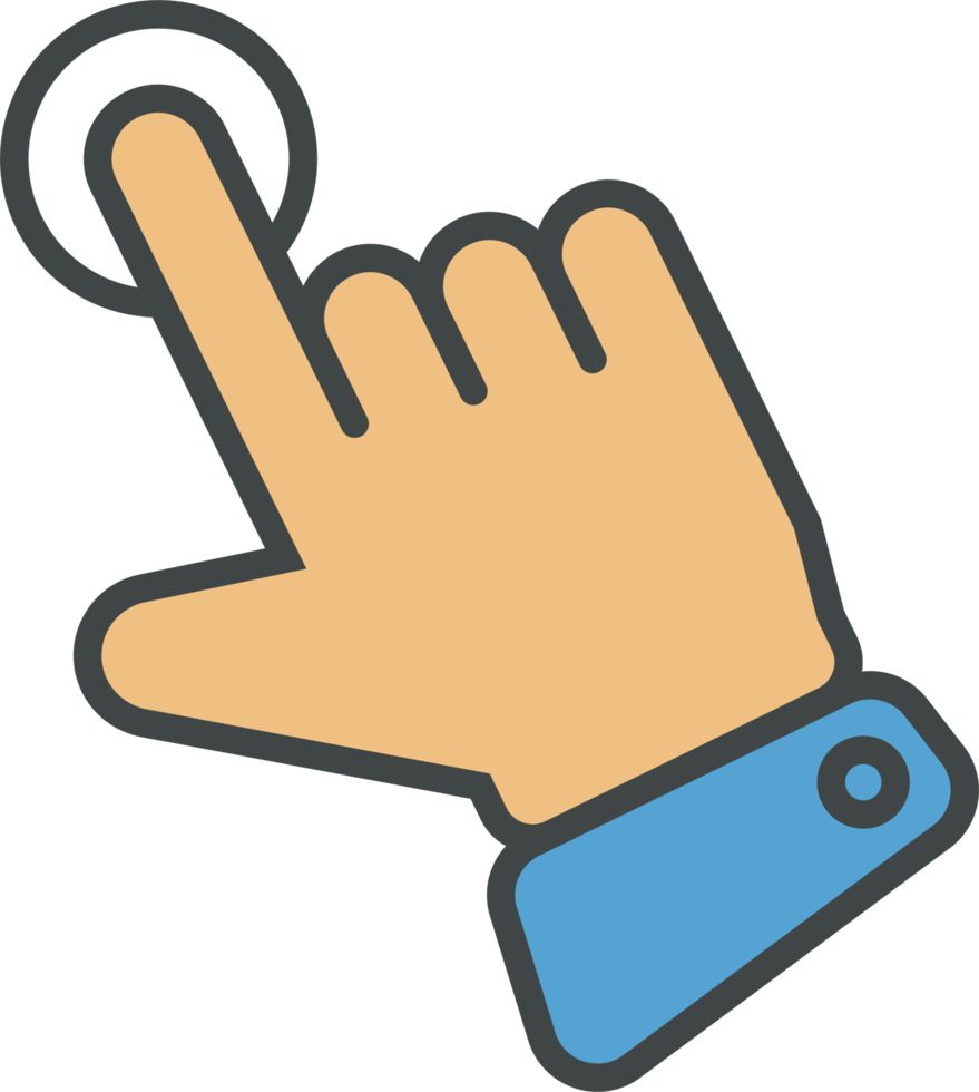 Hand cursor icon clip art png