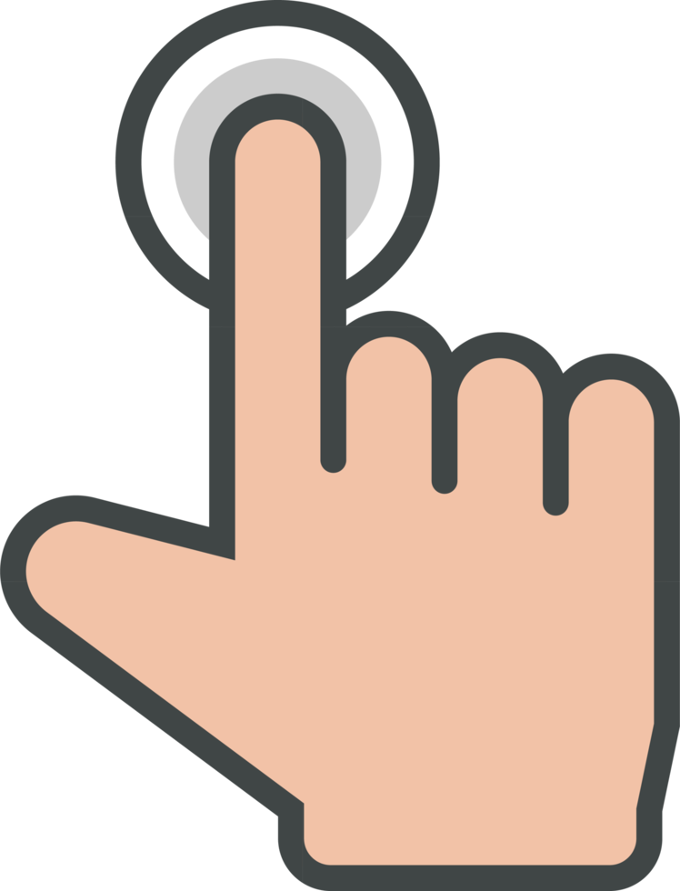 Hand cursor icon clip art png