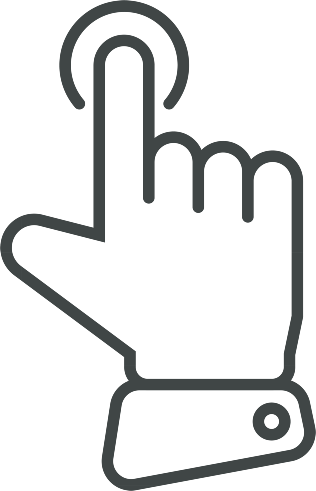 Hand cursor icon clip art png