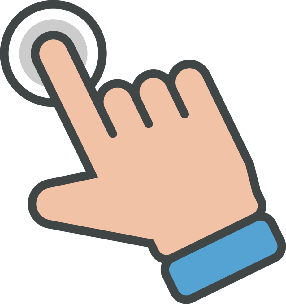 Hand cursor icon clip art png