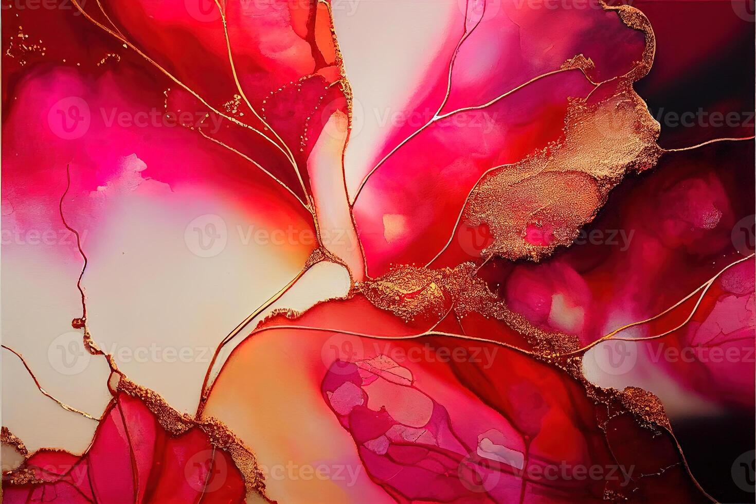 Red abstract backdrop. photo