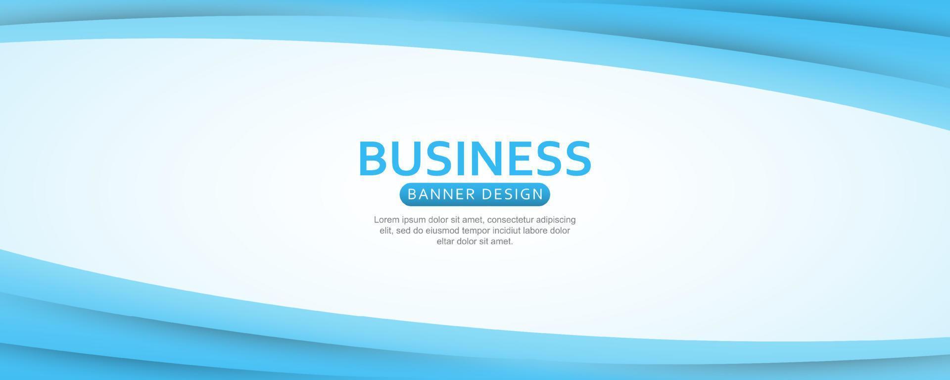 Modern business presentation template. Wavy style frame design. vector