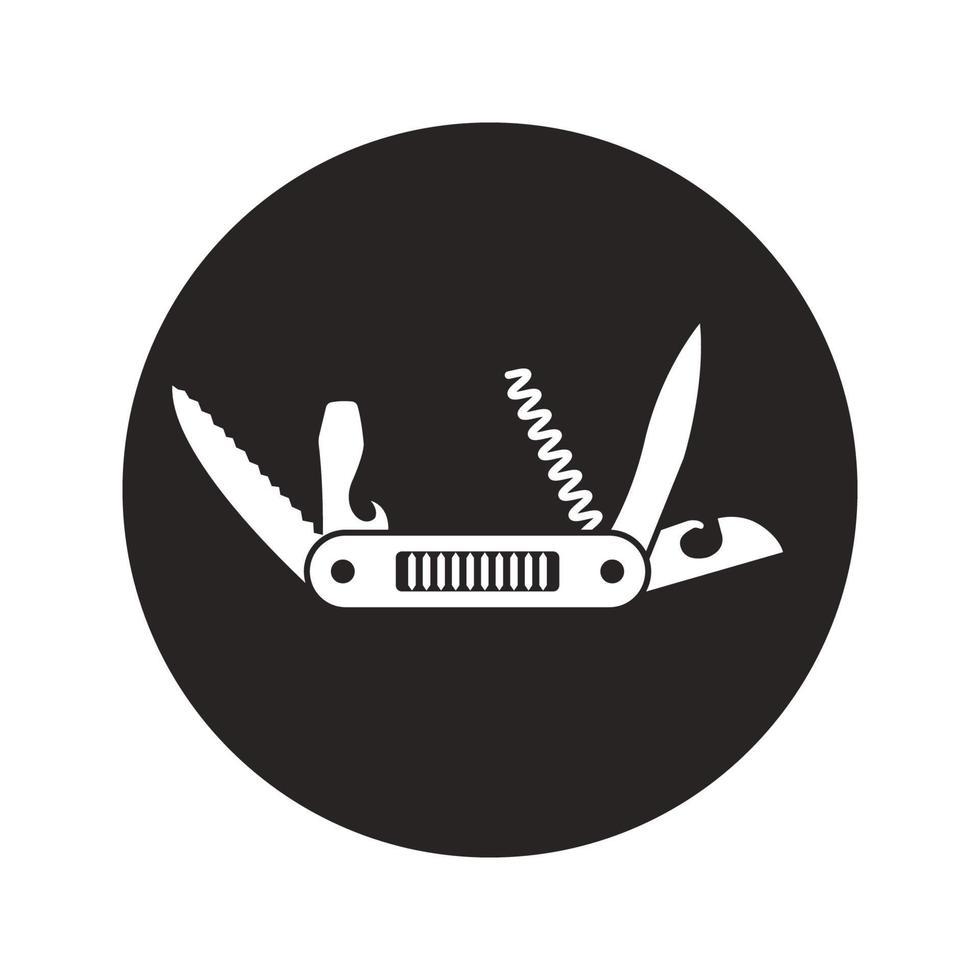 penknife icon vector