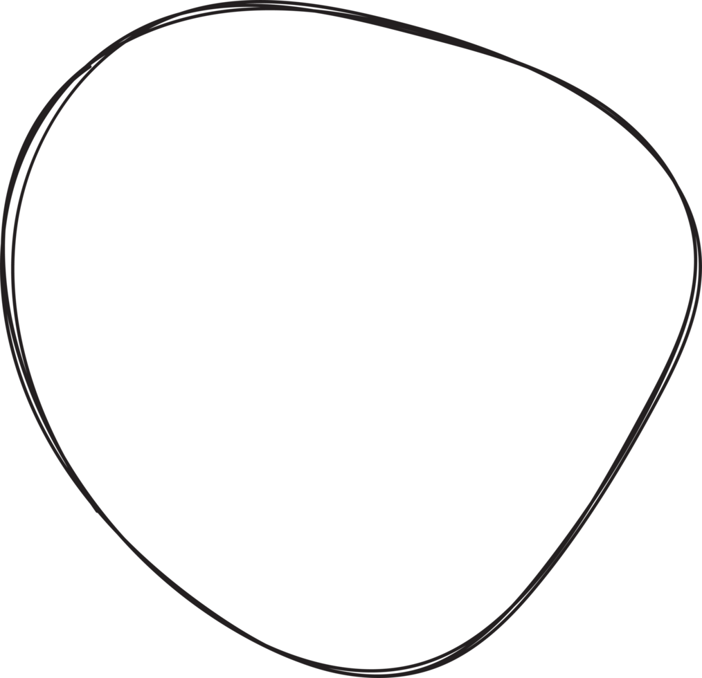 Hand drawn circle highlighting png