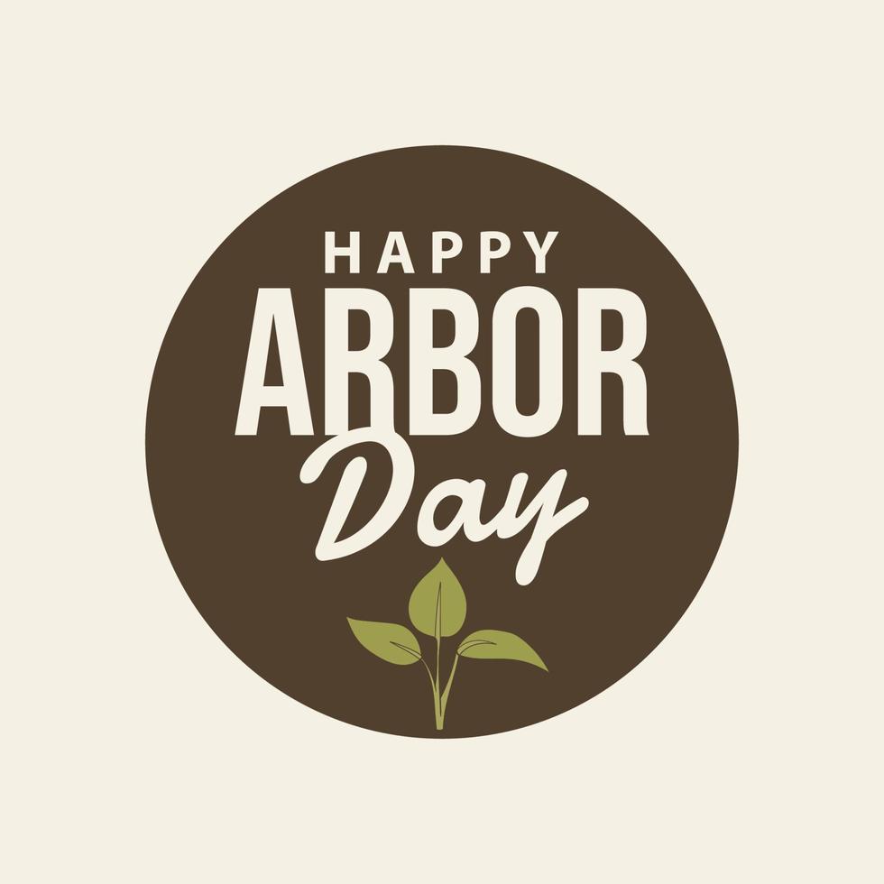 Vector illustration for arbor day
