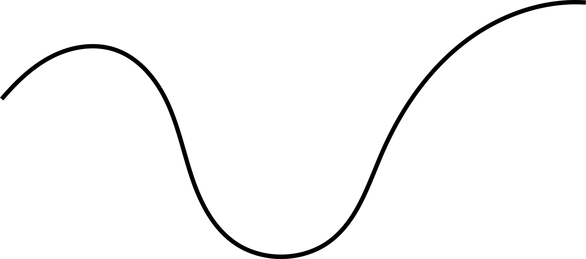 Hand drawn curved line shape. Curved line icon png