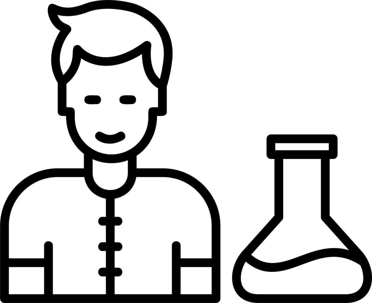 Scientist vector icon