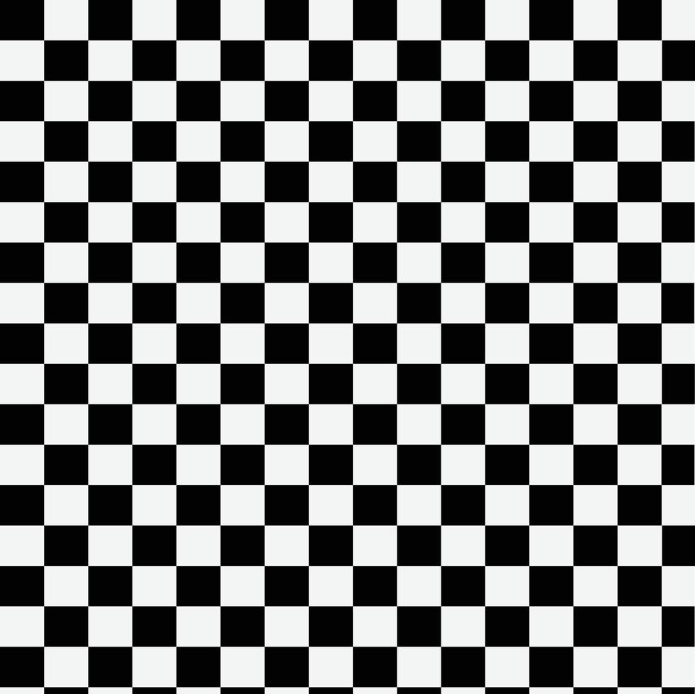 Simple black and white chess pattern vector art