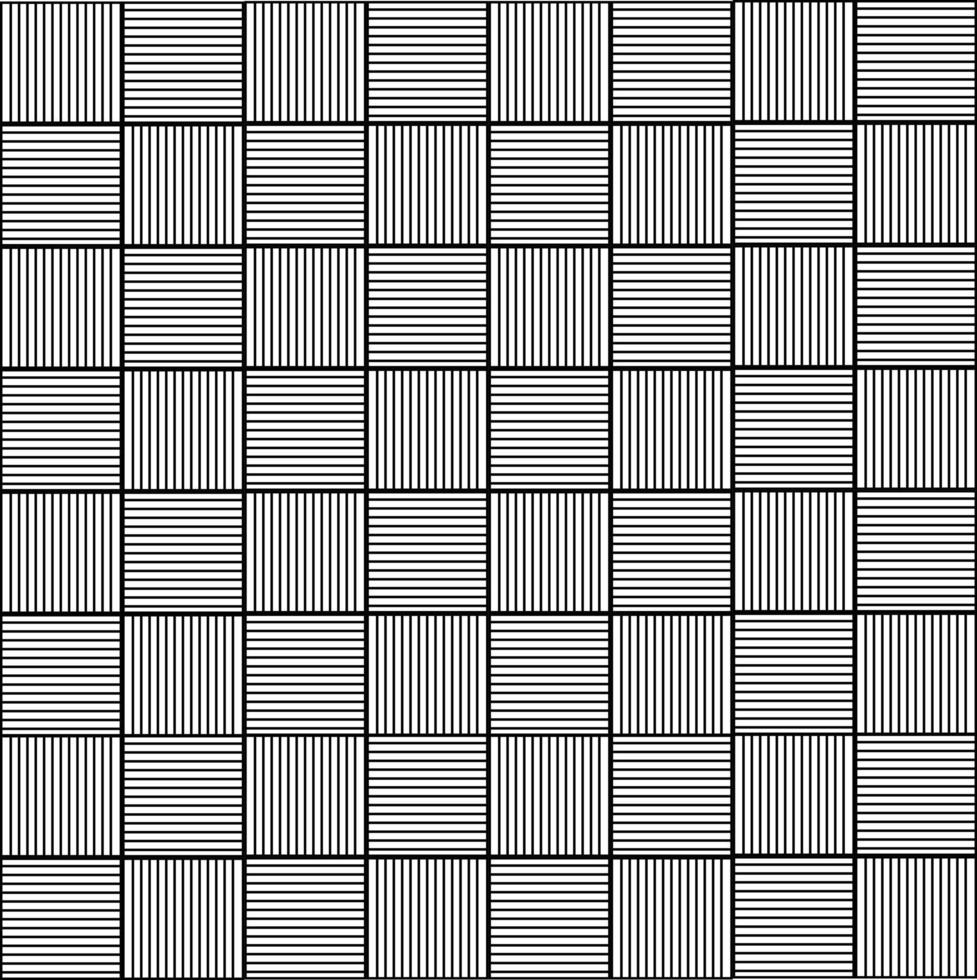 Weaving pattern in fabric vector art