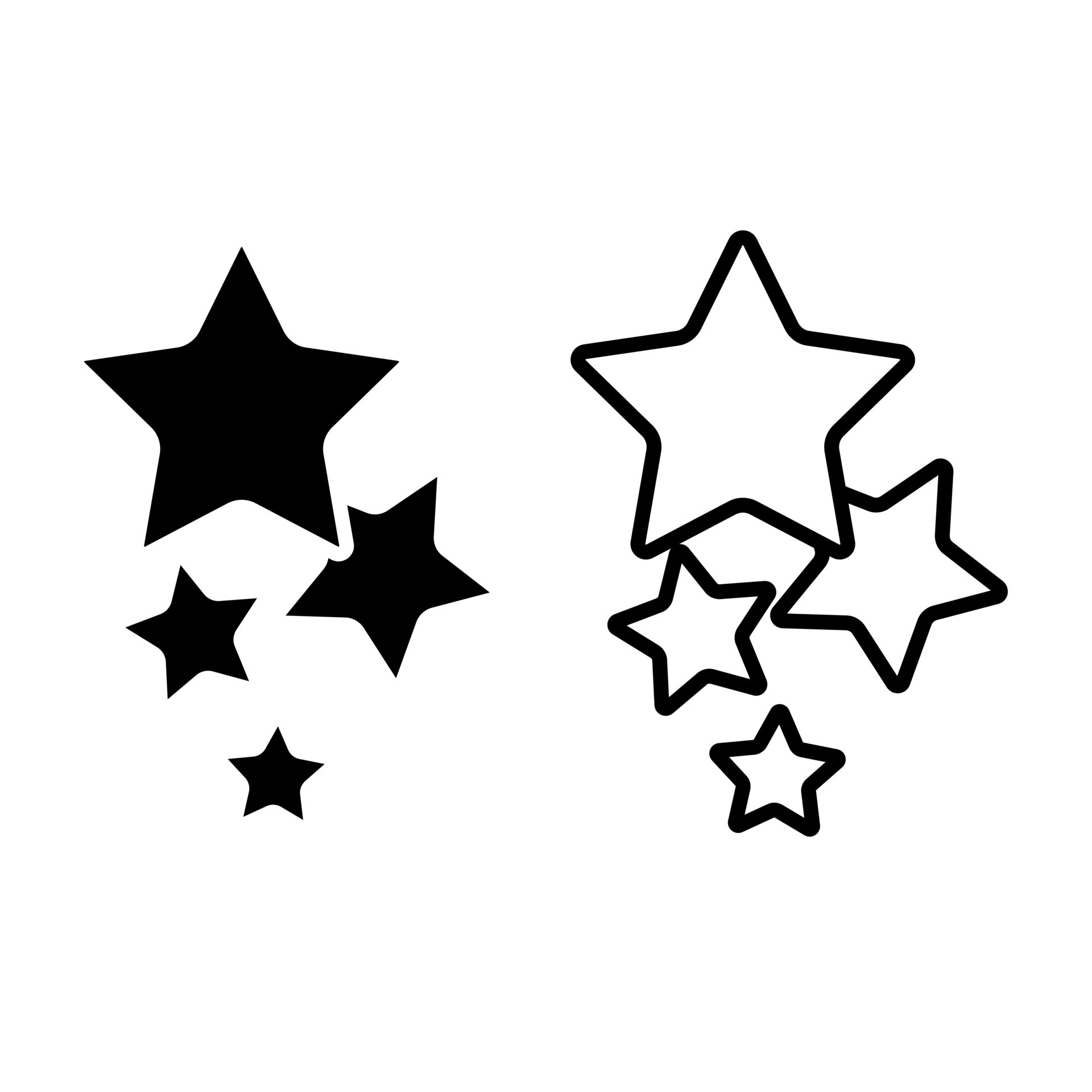 Star icon vector set. rating illustration sign collection. ranking ...