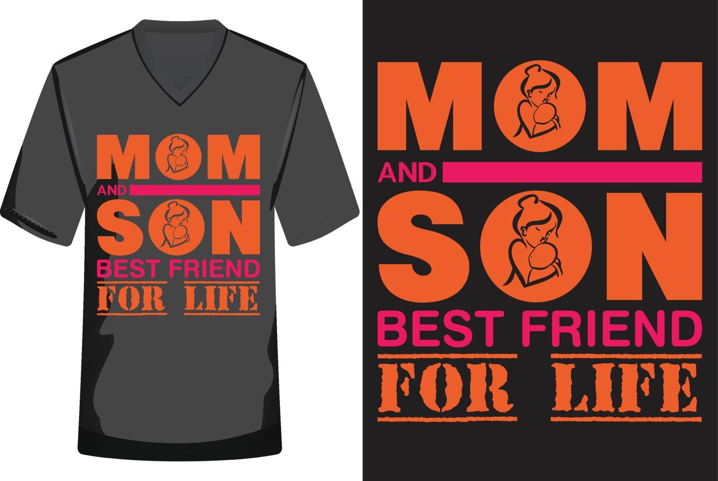 Mother's Day Typography T-shirt Design Vector