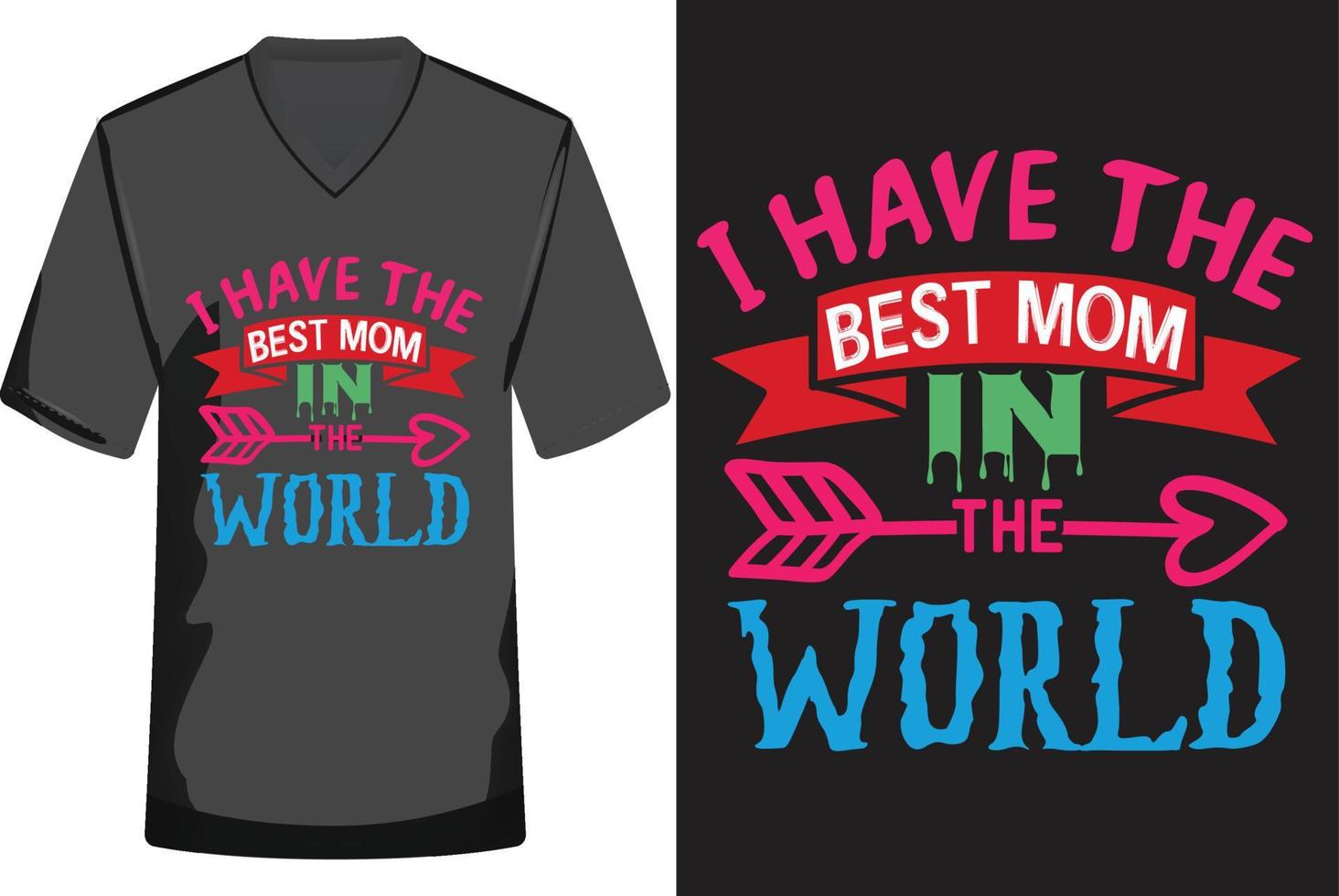 Mother's Day Typography T-shirt Design Vector