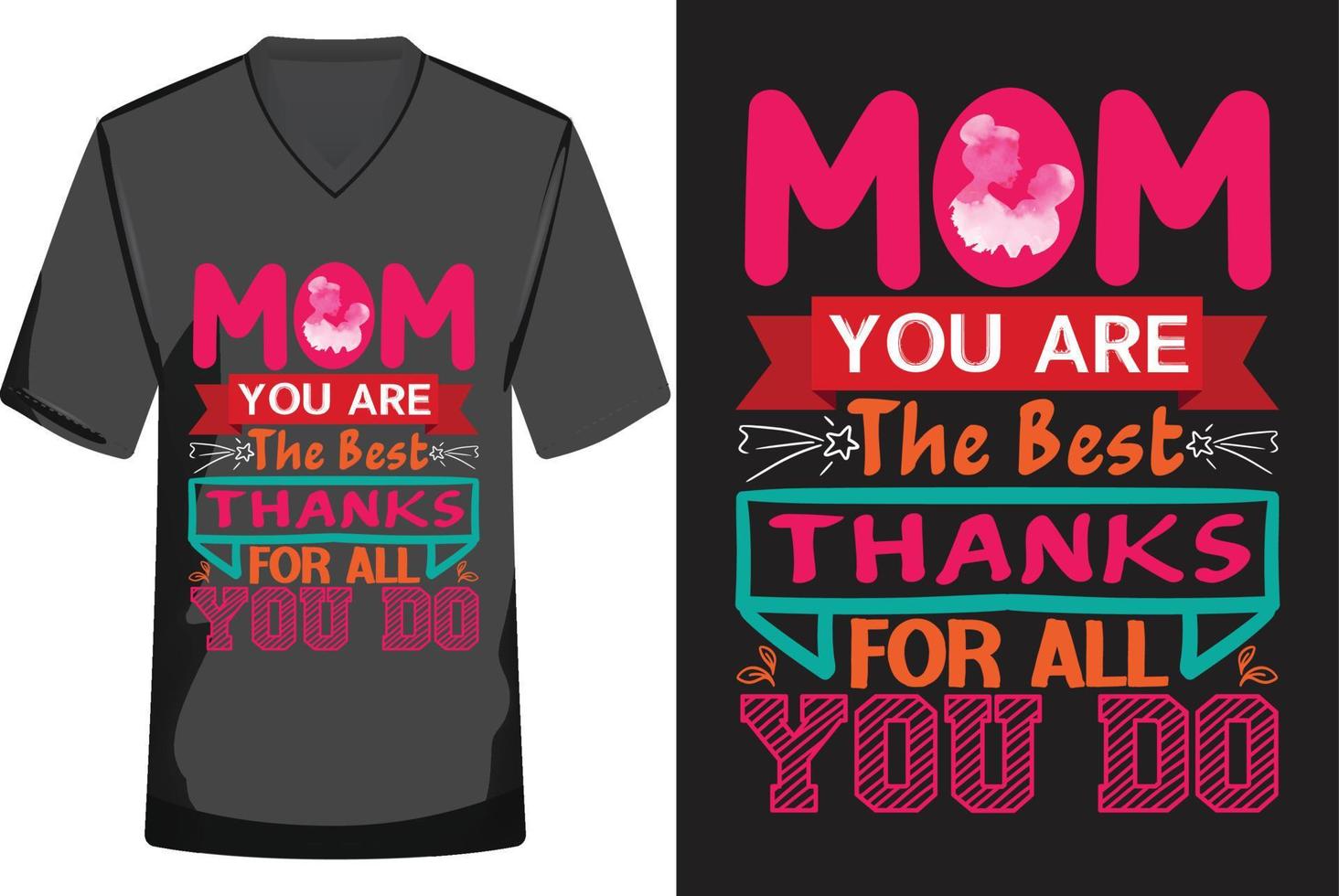 Mother's Day Typography T-shirt Design Vector