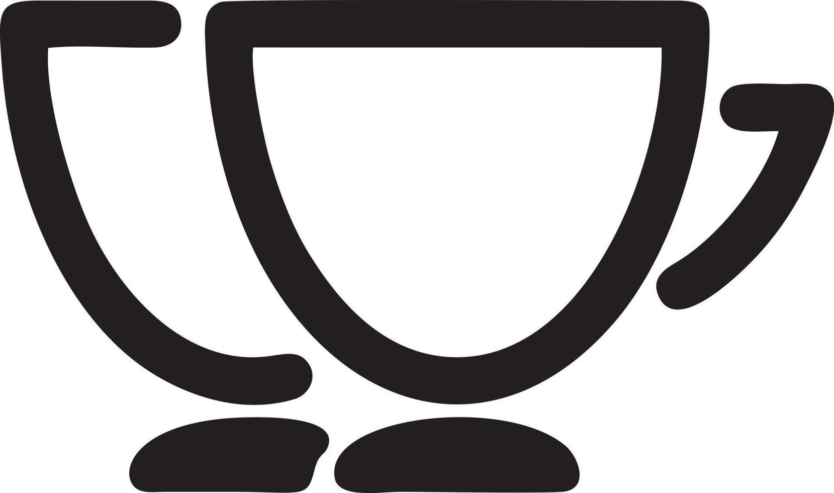 Cup Mug icon symbol isolated design vector image. Illustration of the coffe cup design image. EPS 10