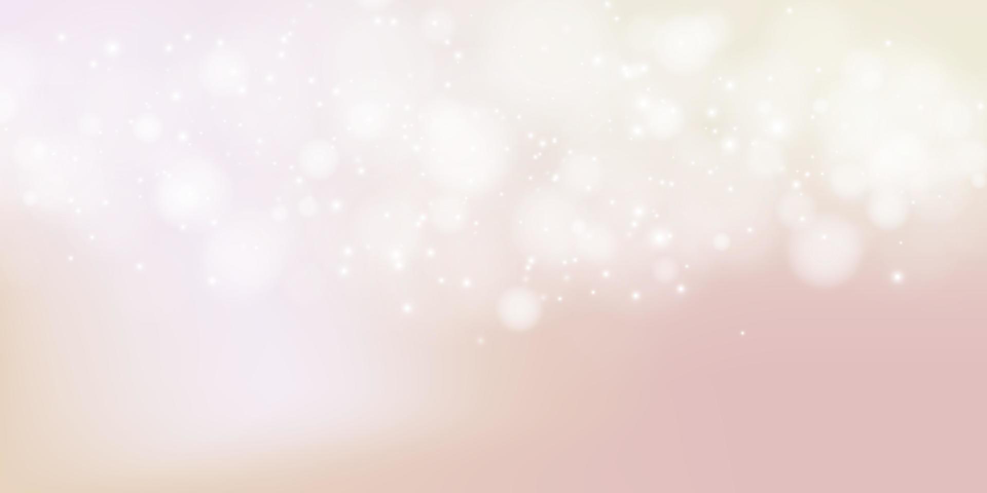 Bokeh lights. Transparent blurred shapes. Abstract light effect. vector