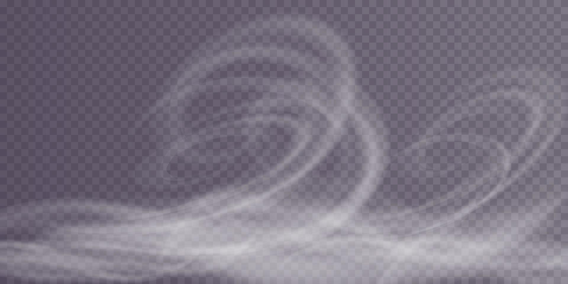 Winter and snow with fog. wind and fog. vector