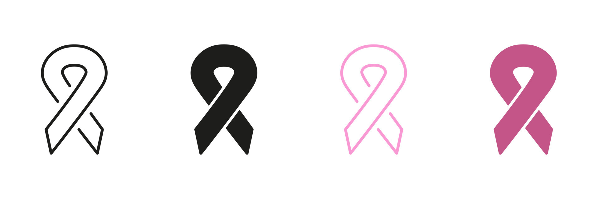 Support People with Breast Cancer. Awareness Day Black and Pink