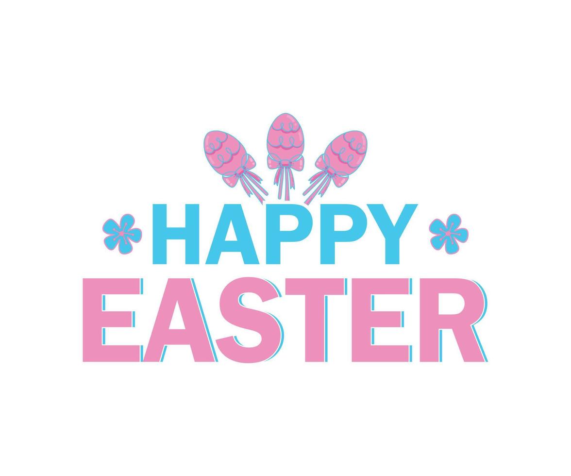 Happy Easter Bunny Rabbit mom teacher 2023 T-shirt design. vector
