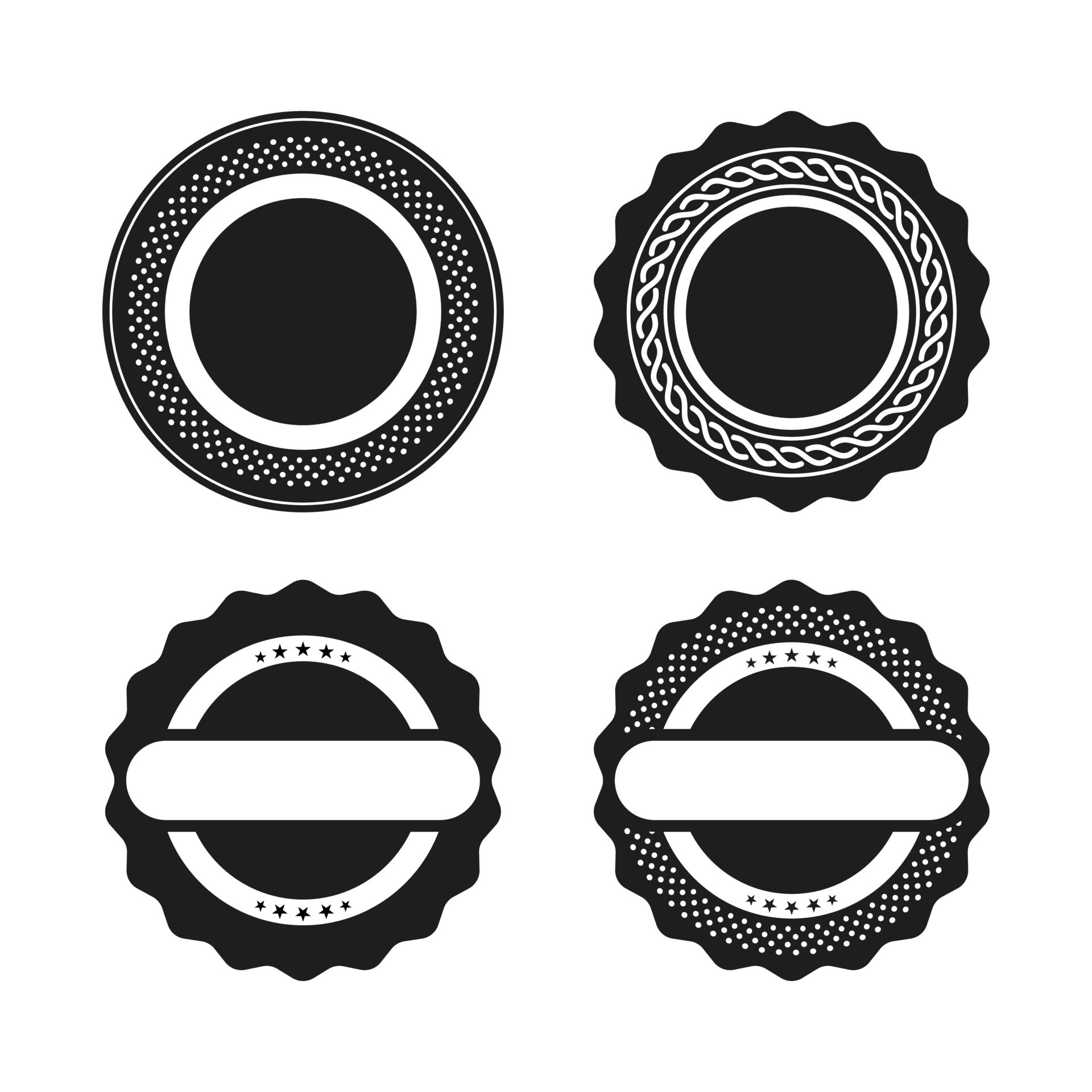 Vector Frame labels Set ornamental vintage decoration 22005710 Vector