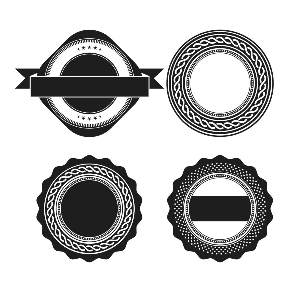 vector marco etiquetas conjunto ornamental Clásico decoración