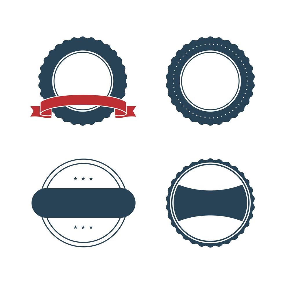 Vector set Badge, Ribbons and Labels. Design elements