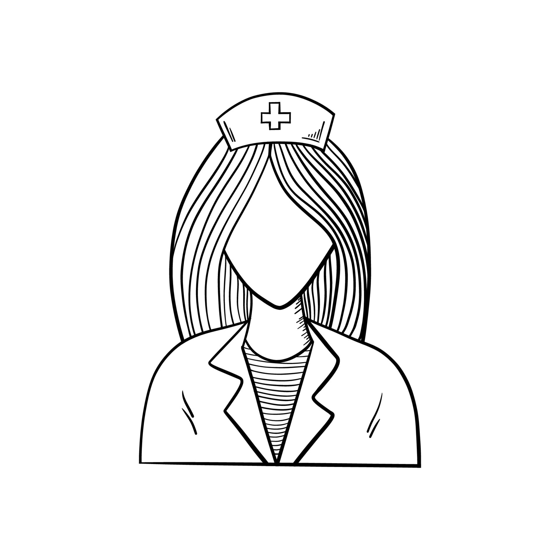 Vector illustration Dentist #39 s tools Black outline on a white Vector illustration Dentist #39 s tools Black outline on a white