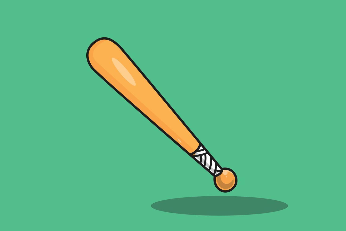 Free vector baseball stick icon design