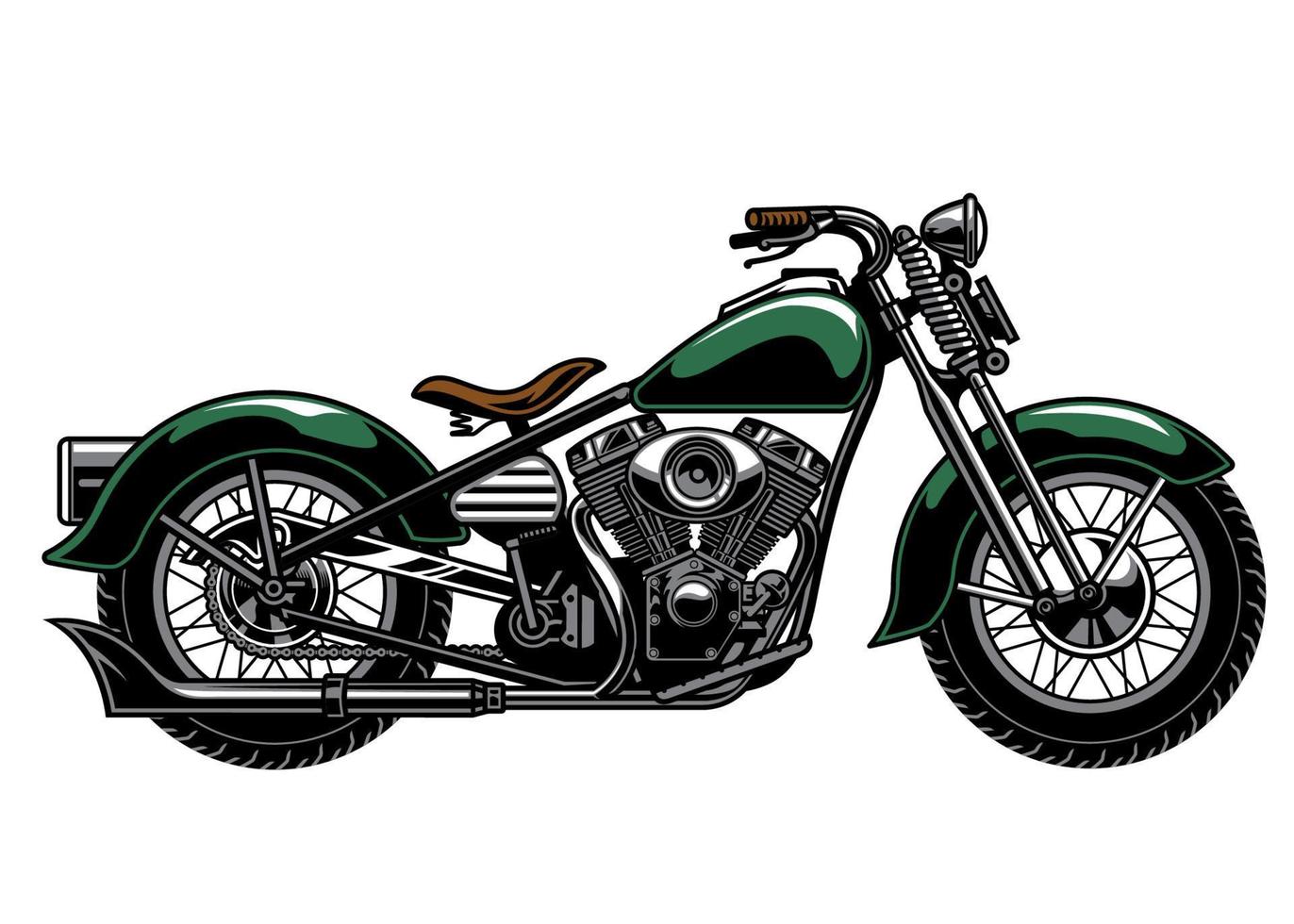 vector de Clásico motocicleta