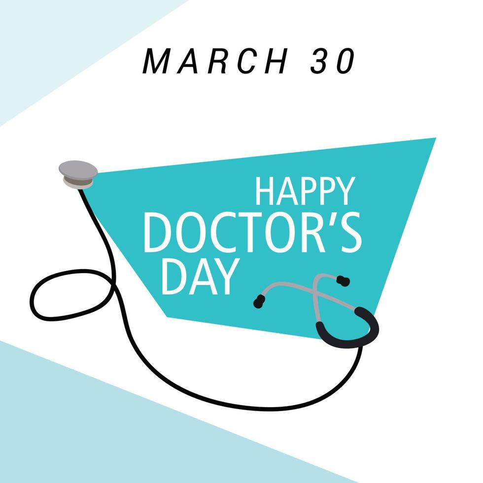 Vector illustration of a Background for World international happy Doctor's Day.