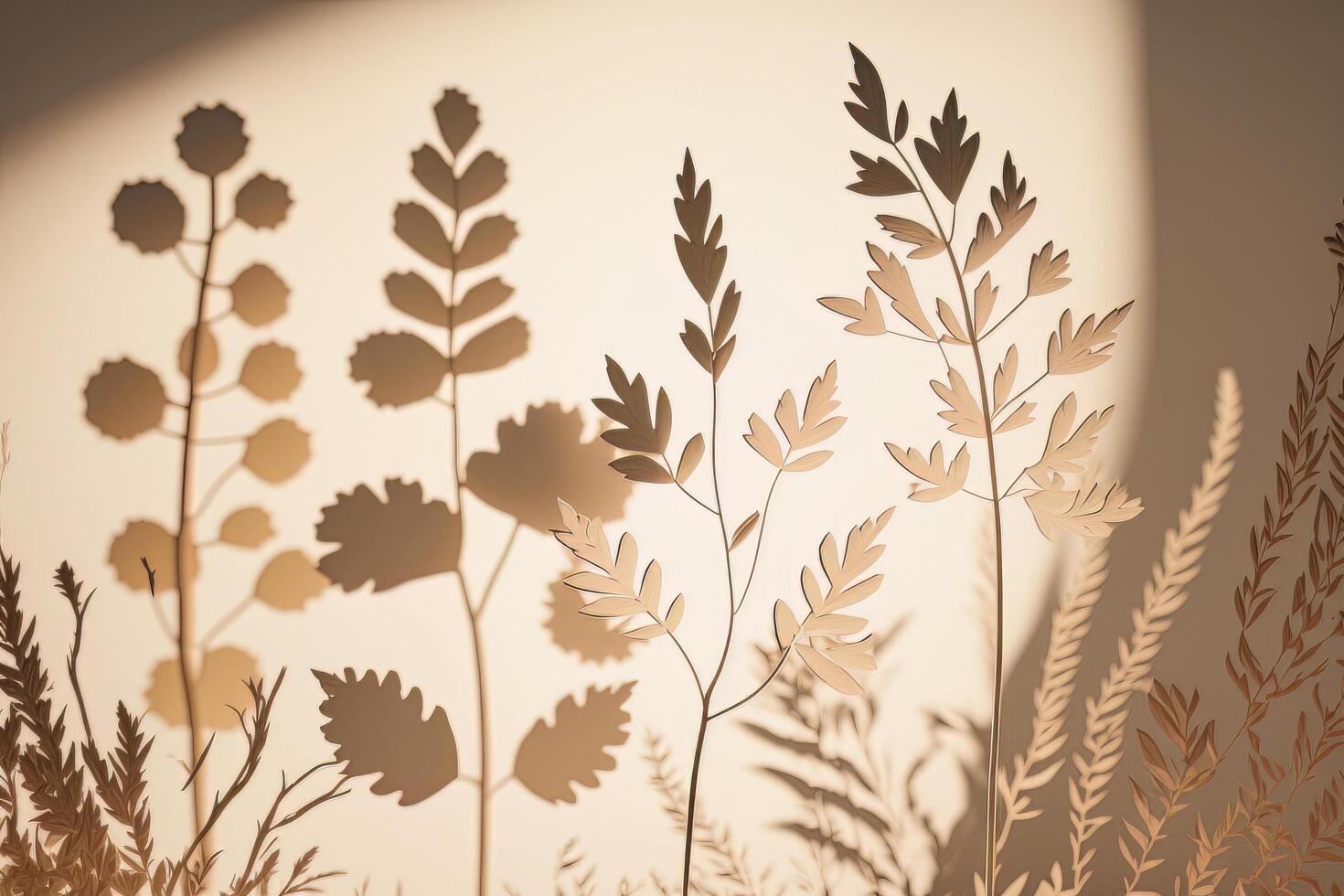 Shadows nature light beige background. Illustration photo