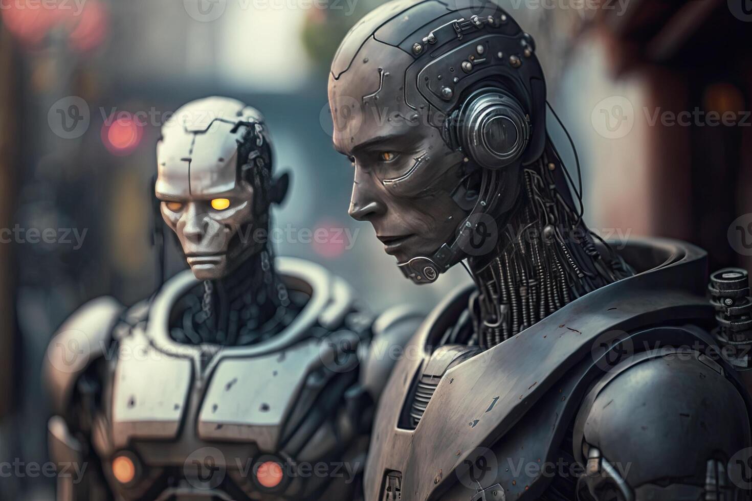 Android vs cyborg. Android vs cyborg