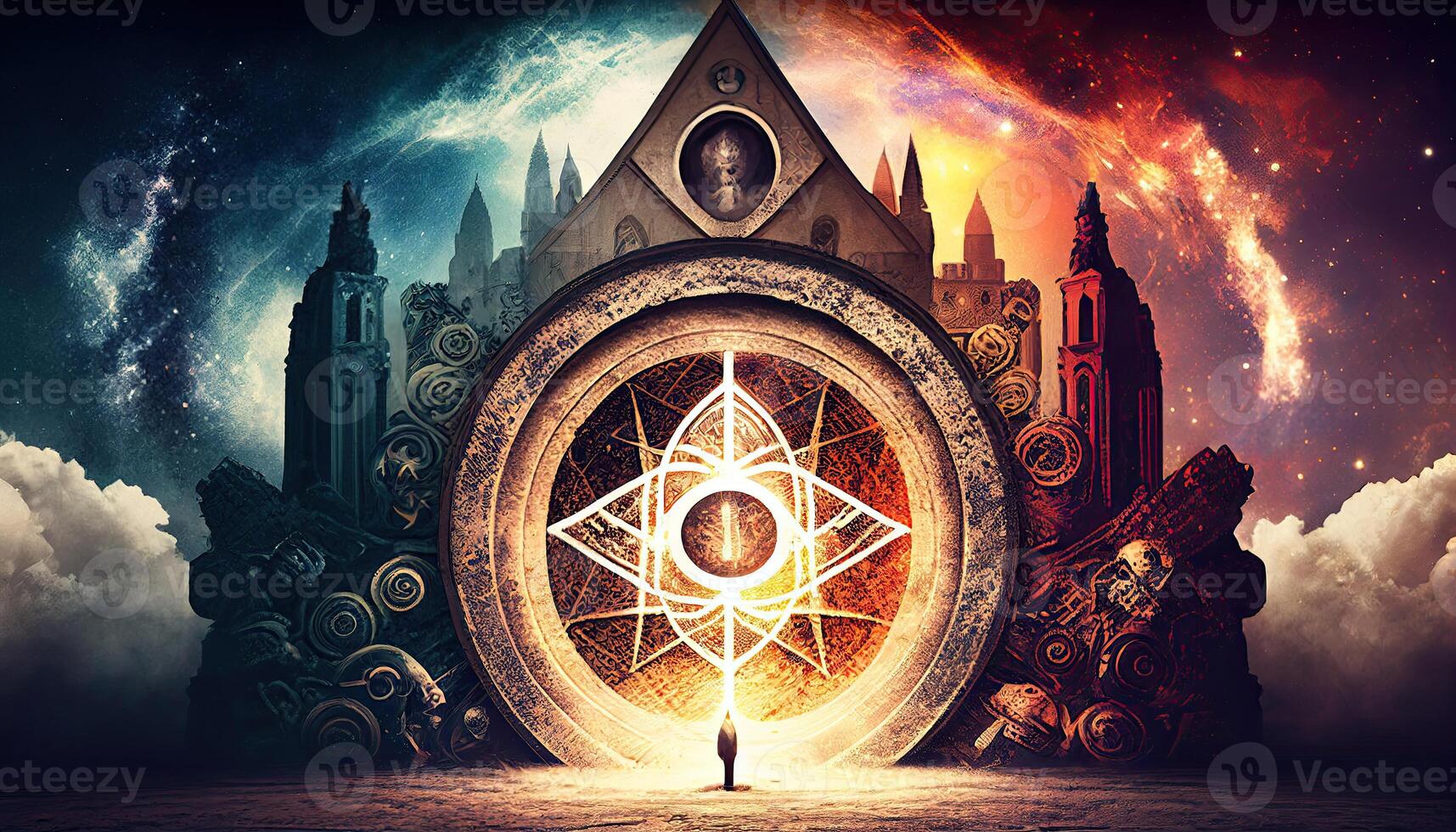 Abstract religion background with symbol, 22006705 Stock Photo at Vecteezy