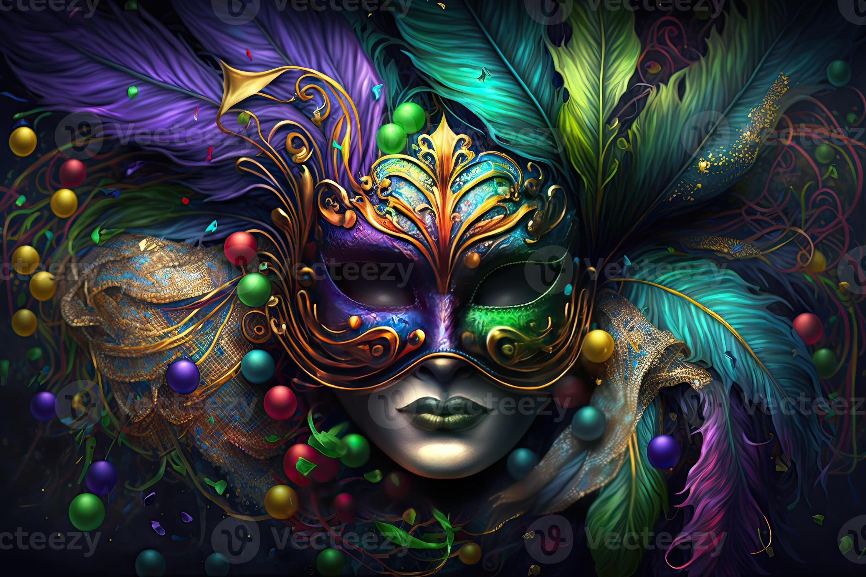 original mardi gras masks