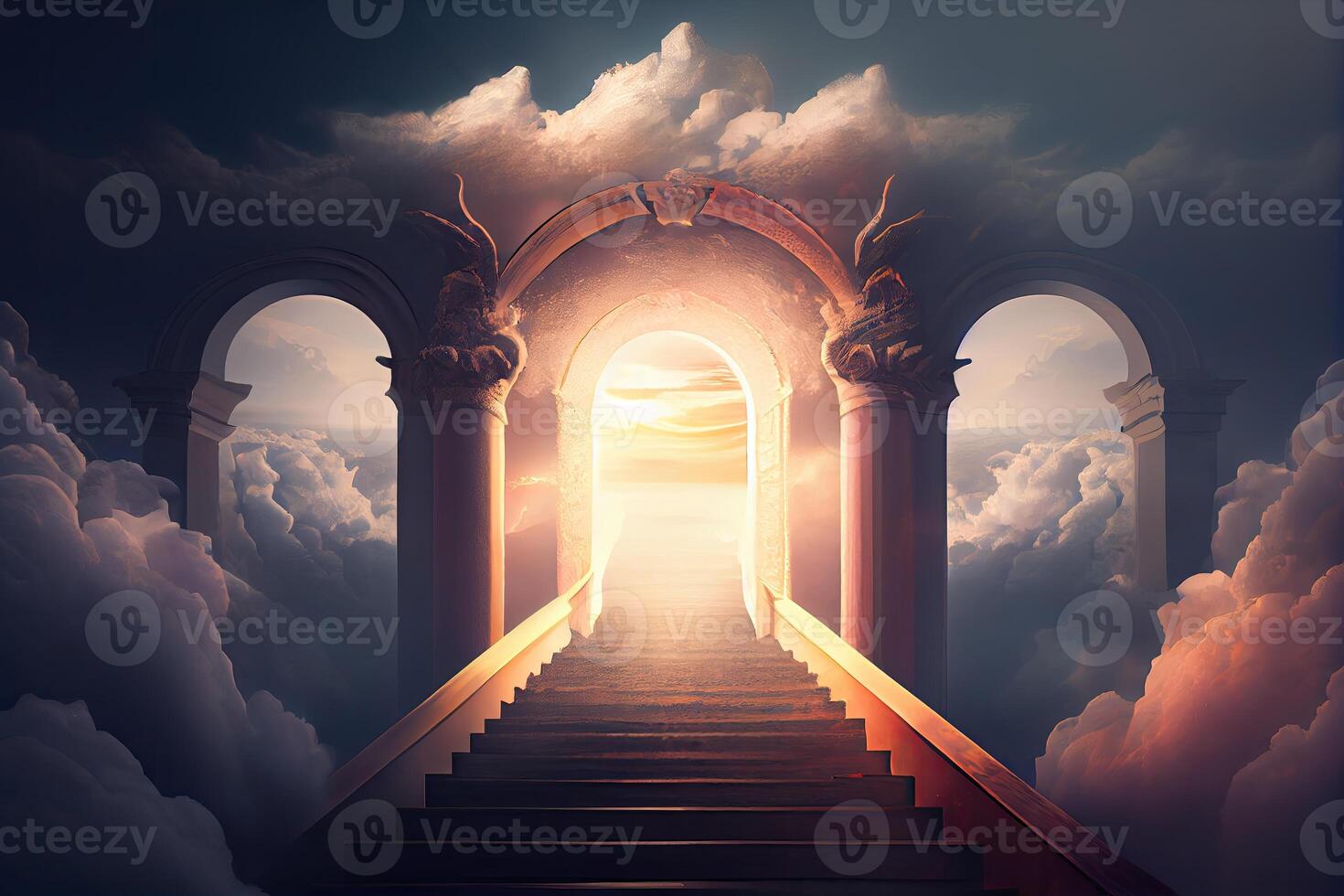 Religion concept, Heaven gates photo