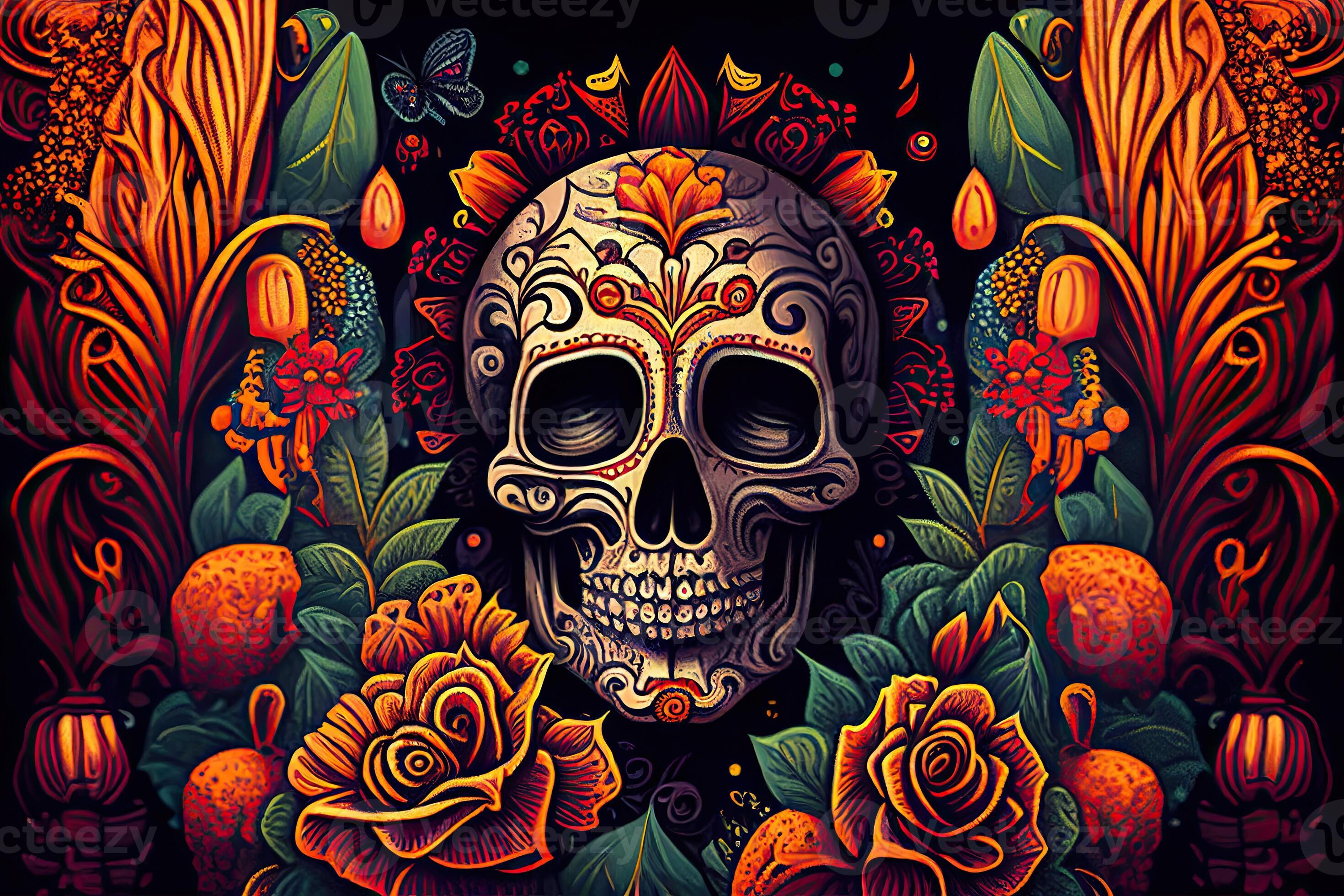 Day of the dead wallpaper best sale
