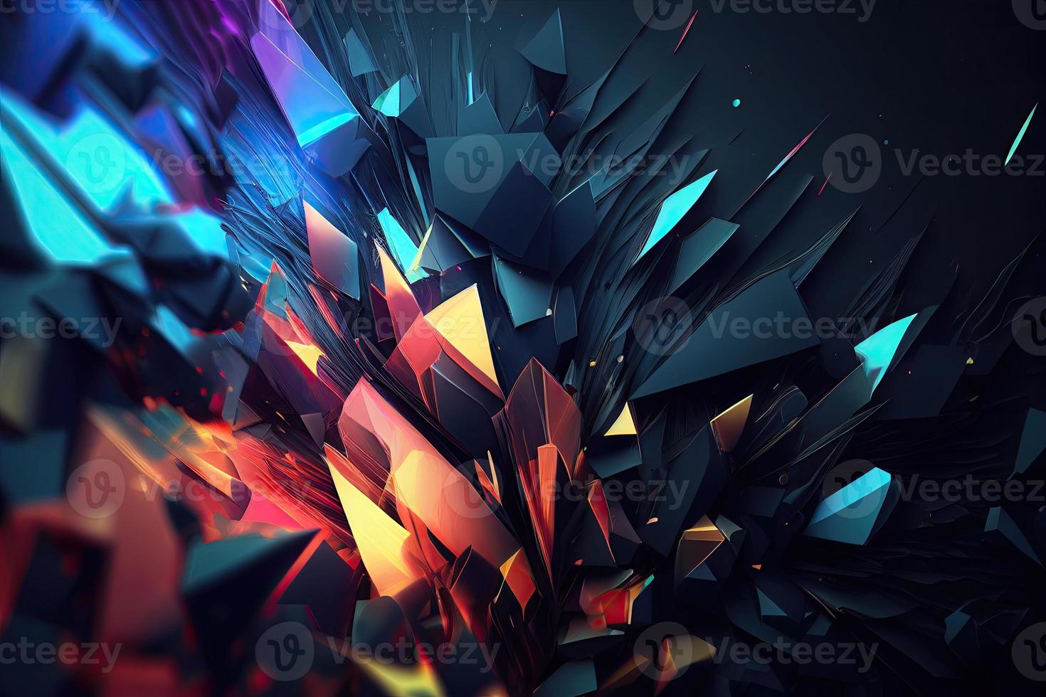 Abstract shape background, geometric colorful backdrop. Abstract layout design photo