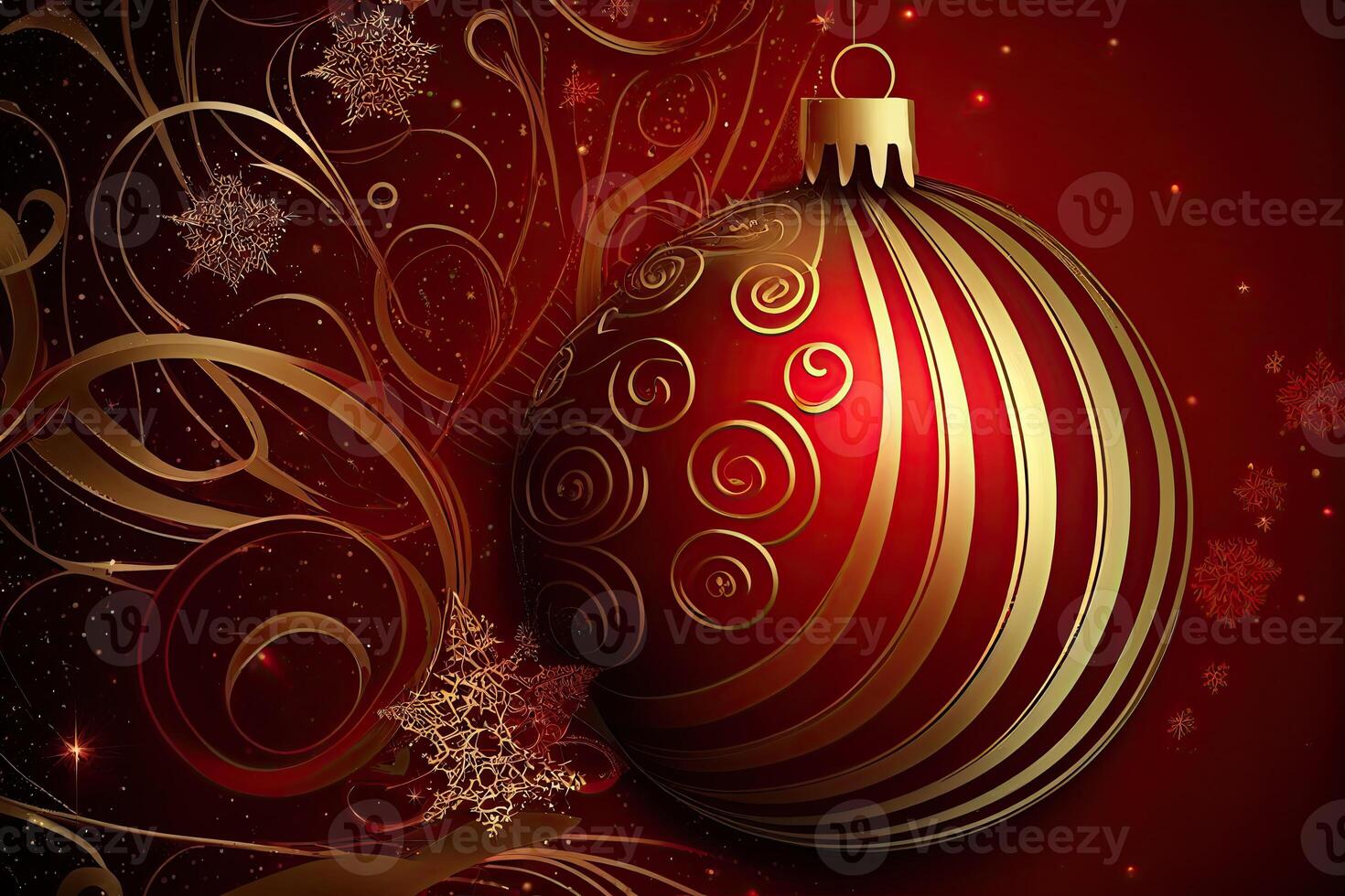 New Year and Merry Christmas Holiday Winter Background. Christmas decorations, backdrop with copy space, photo