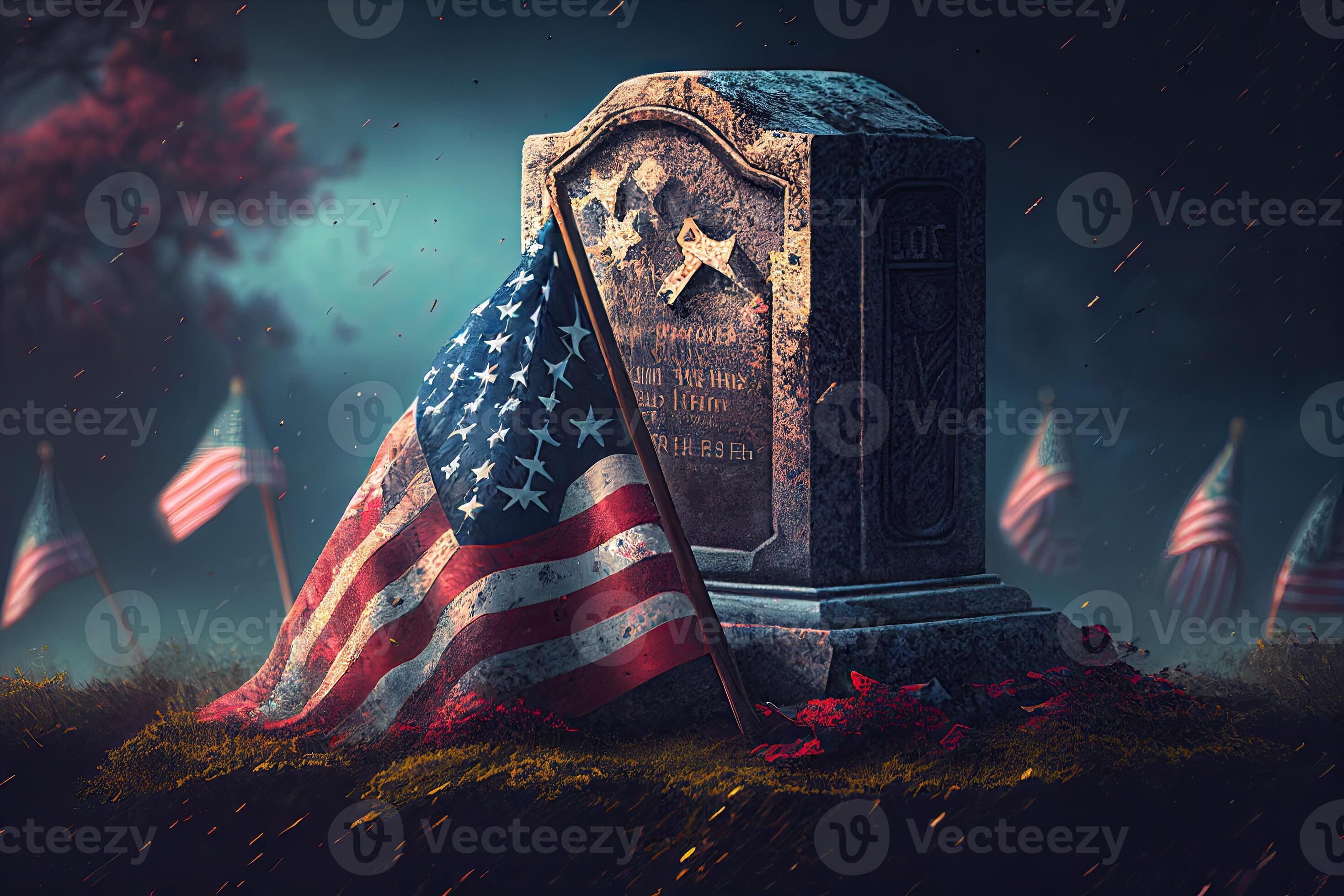Memorial Day National Holiday illustration. 22007931 Stock Photo at Vecteezy