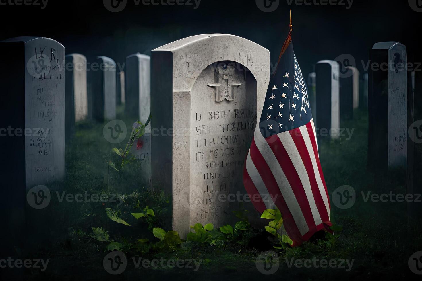 Memorial Day National Holiday illustration. photo