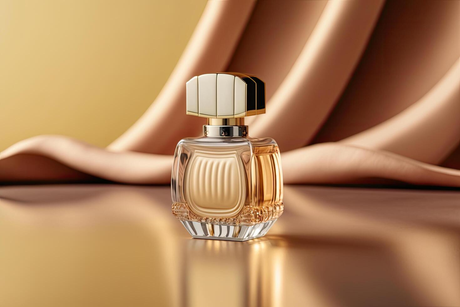 Abstract Perfume Bottle. Illustration photo