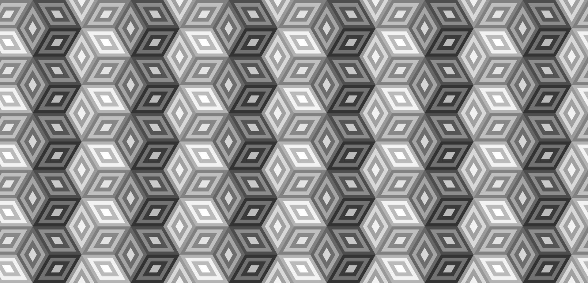 Abstract hexagonal geometric pattern background vector