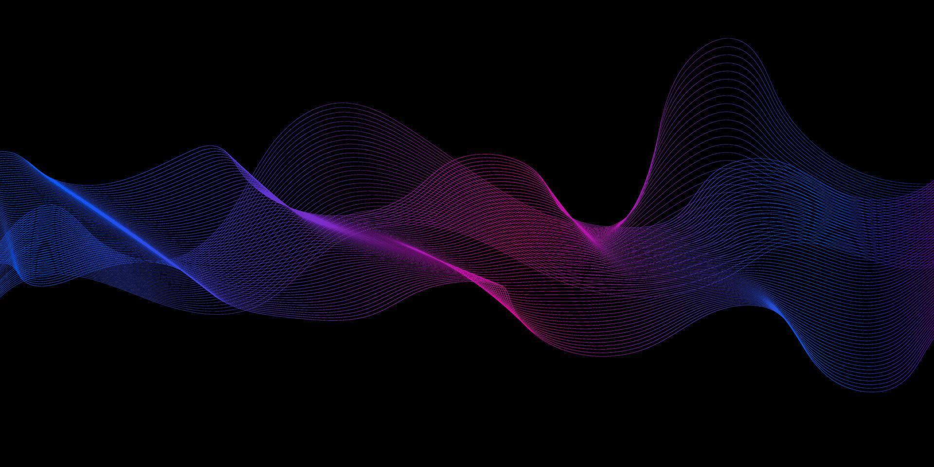 Modern wave Wave Lines Pattern Striped background vector