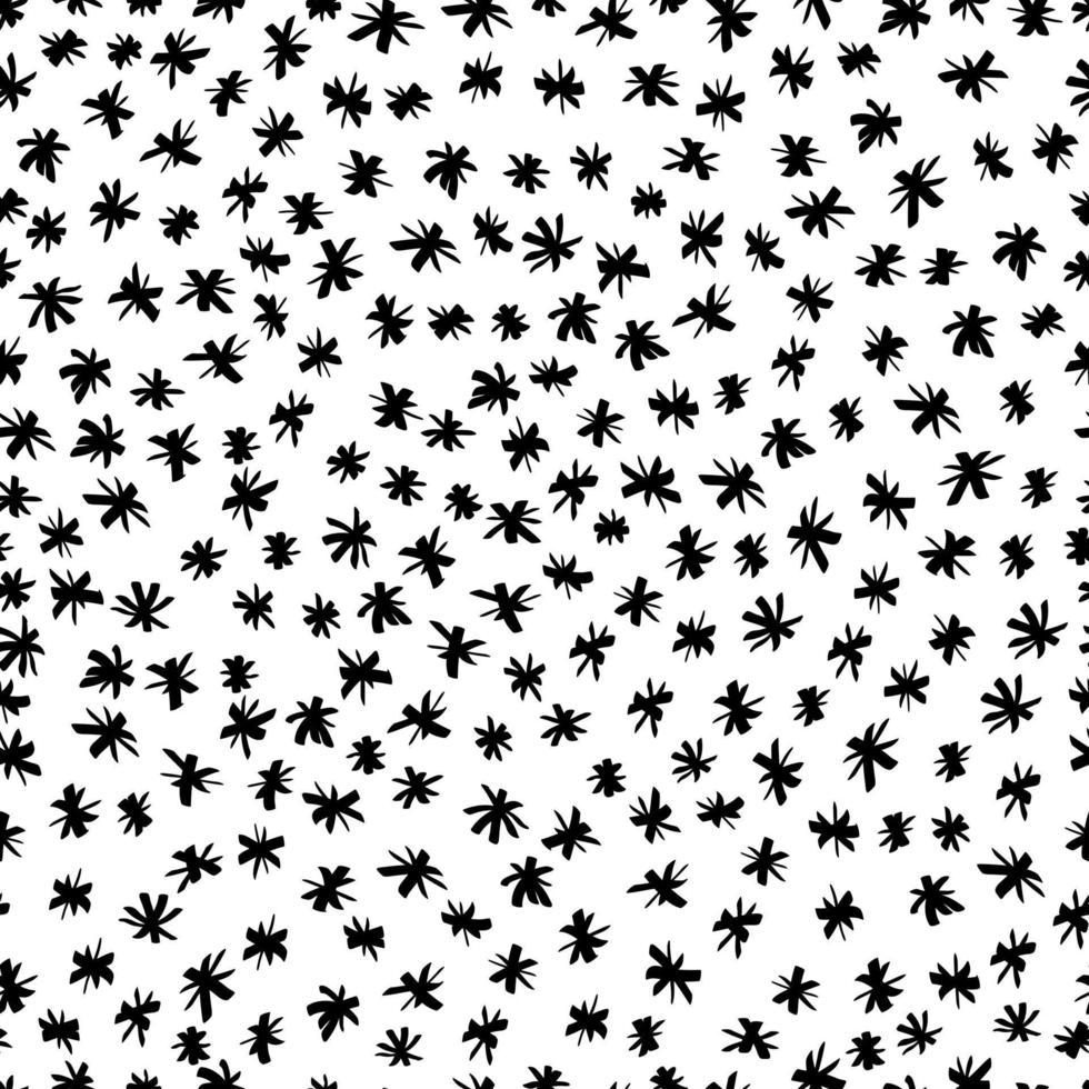 Abstract scribble doodle stars background vector