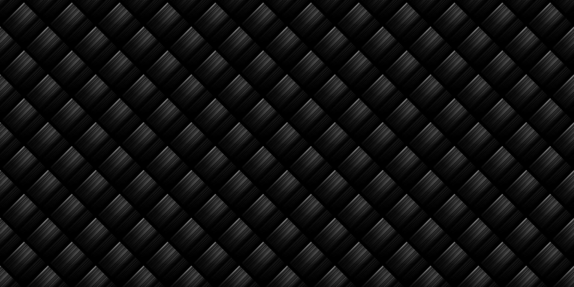 Vector black carbon fiber volume background. Abstract cloth