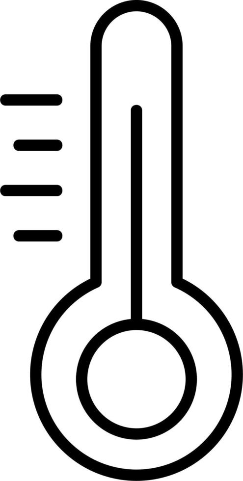 icono de vector de temperatura